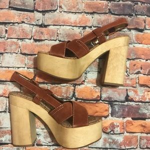 Sam Edelman Block Heel Platform Shoes